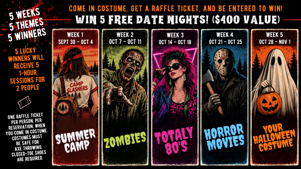 Dress to kill! Win 5 free date nights this October!